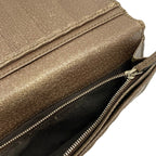 Gucci Wallet GG Supreme Tian Dark Brown Beige Multi — view 5