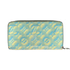 Louis Vuitton Monogram Empreinte Summer Star Blue Yellow Leather Zip Around — view 2