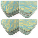 Louis Vuitton Monogram Empreinte Summer Star Blue Yellow Leather Zip Around — view 4