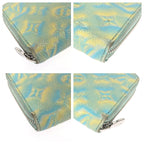 Louis Vuitton Monogram Empreinte Summer Star Blue Yellow Leather Zip Around — view 3