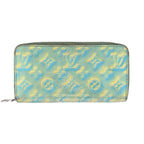 Louis Vuitton Monogram Empreinte Summer Star Blue Yellow Leather Zip Around