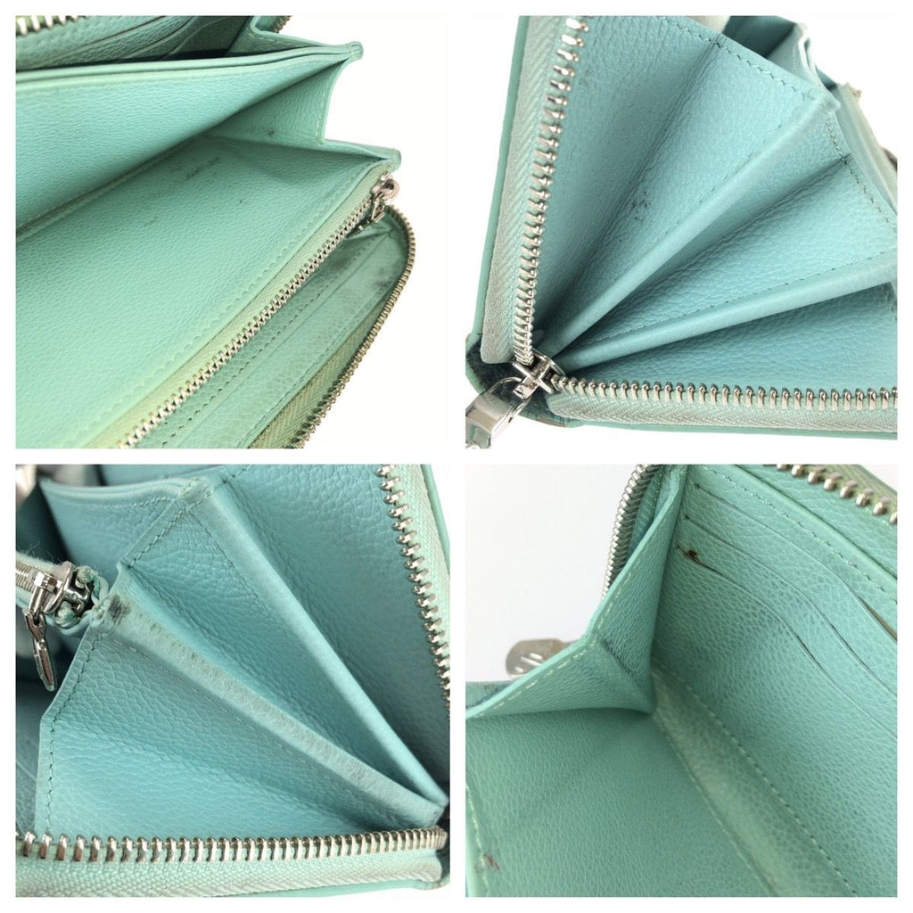Louis Vuitton Monogram Empreinte Summer Star Blue Yellow Leather Zip Around — view 7