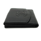 Chanel Snap Wallet Black CC Logo — view 8