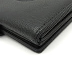 Chanel Snap Wallet Black CC Logo — view 7