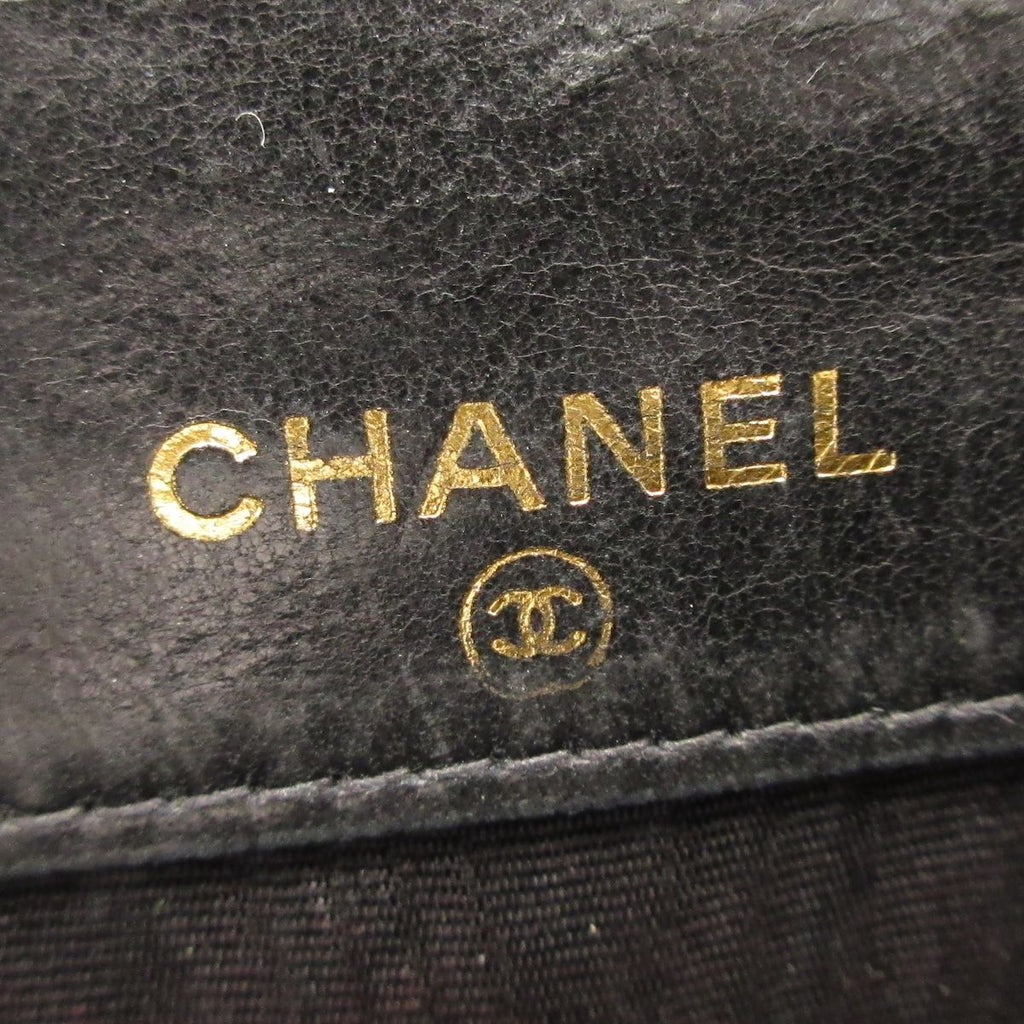 Chanel Snap Wallet Black CC Logo — view 5