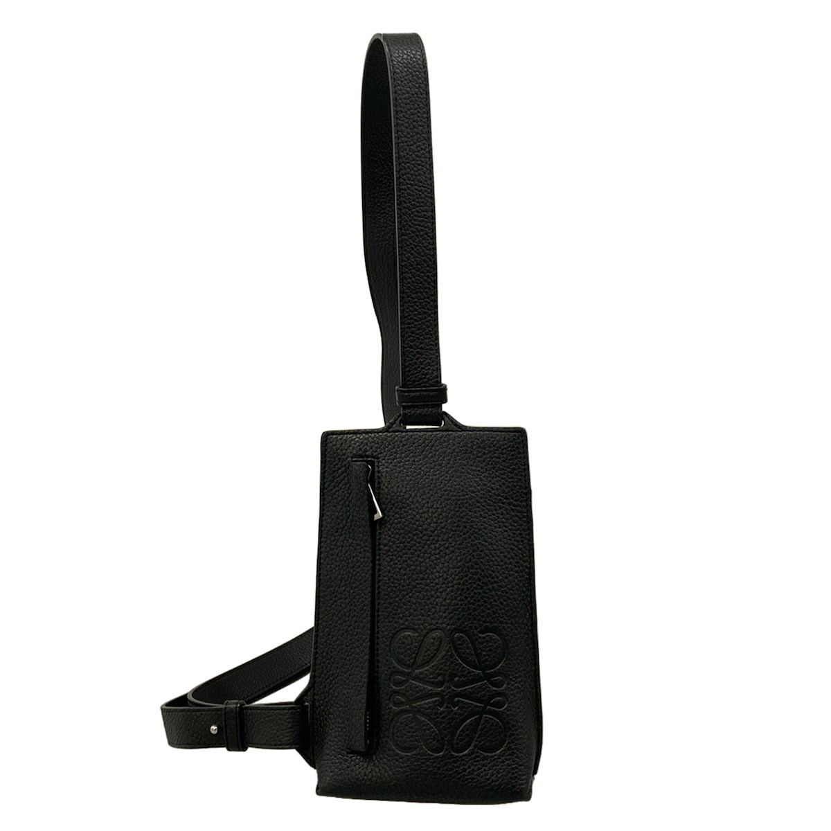 Loewe Shoulder Bag Vertical T Pocket Black
