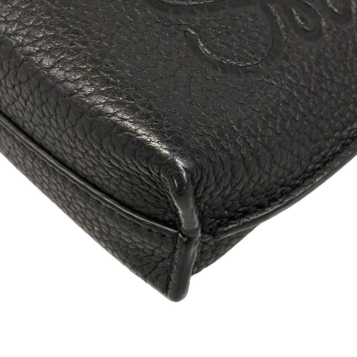Loewe Shoulder Bag Vertical T Pocket Black — view 6
