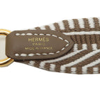 Hermes Shoulder Strap Bag Straps Gray — view 5
