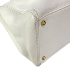Chanel Tote Bag Executive Line Ivory Gold Leather — view 7