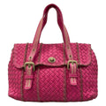 Bottega Veneta Handbag Intrecciato Pink Leather