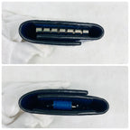 Gucci Embossed Key Case Large GG Blue Key Holder — view 4