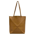 Loewe Tote Bag Puzzle Fold Medium Warm Desert Folding