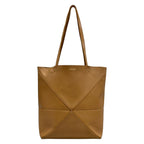 Loewe Tote Bag Puzzle Fold Medium Warm Desert Folding