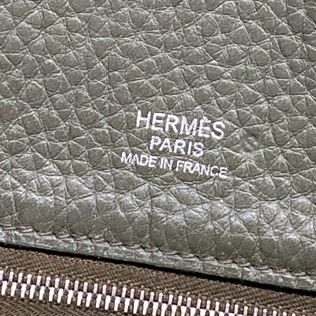 Hermes Tote Bag Victoria Cabas 32 Khaki — view 8