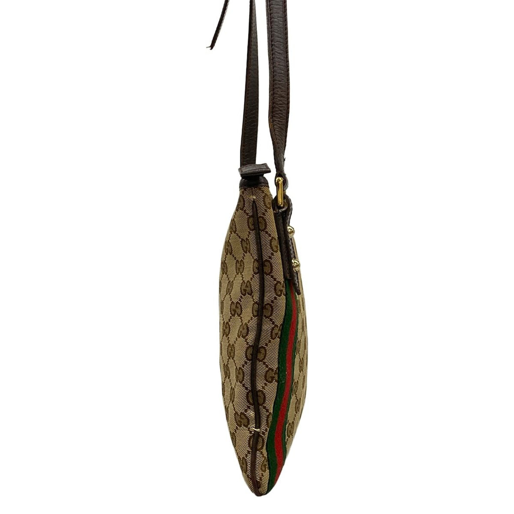 Gucci Shoulder Bag GG Pattern Sherry Beige Dark Brown Multi Leather — view 2