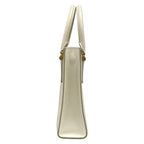 Prada Handbag Triangle Logo White Leather — view 4