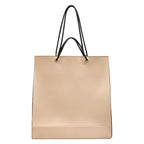 Fendi Tote Bag Shopping Medium Beige Black Leather — view 3