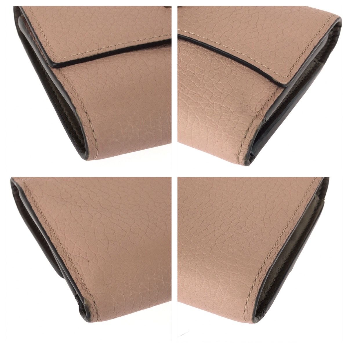 Louis Vuitton Portefeuille Capucines Compact Pink Leather Fold Wallet — view 3