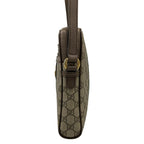 Gucci Shoulder Bag Ophidia GG Small Beige Ebony Dark Brown Leather — view 4