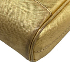 Prada Shoulder Bag Gold Leather — view 6