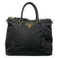 Prada Handbag Black Leather