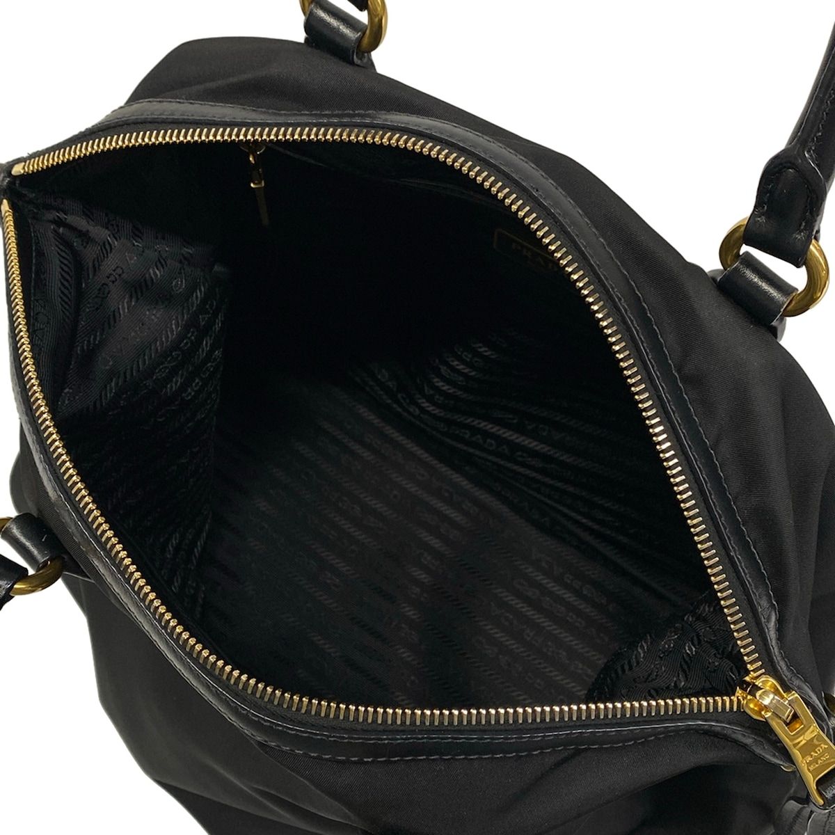 Prada Handbag Black Leather — view 7