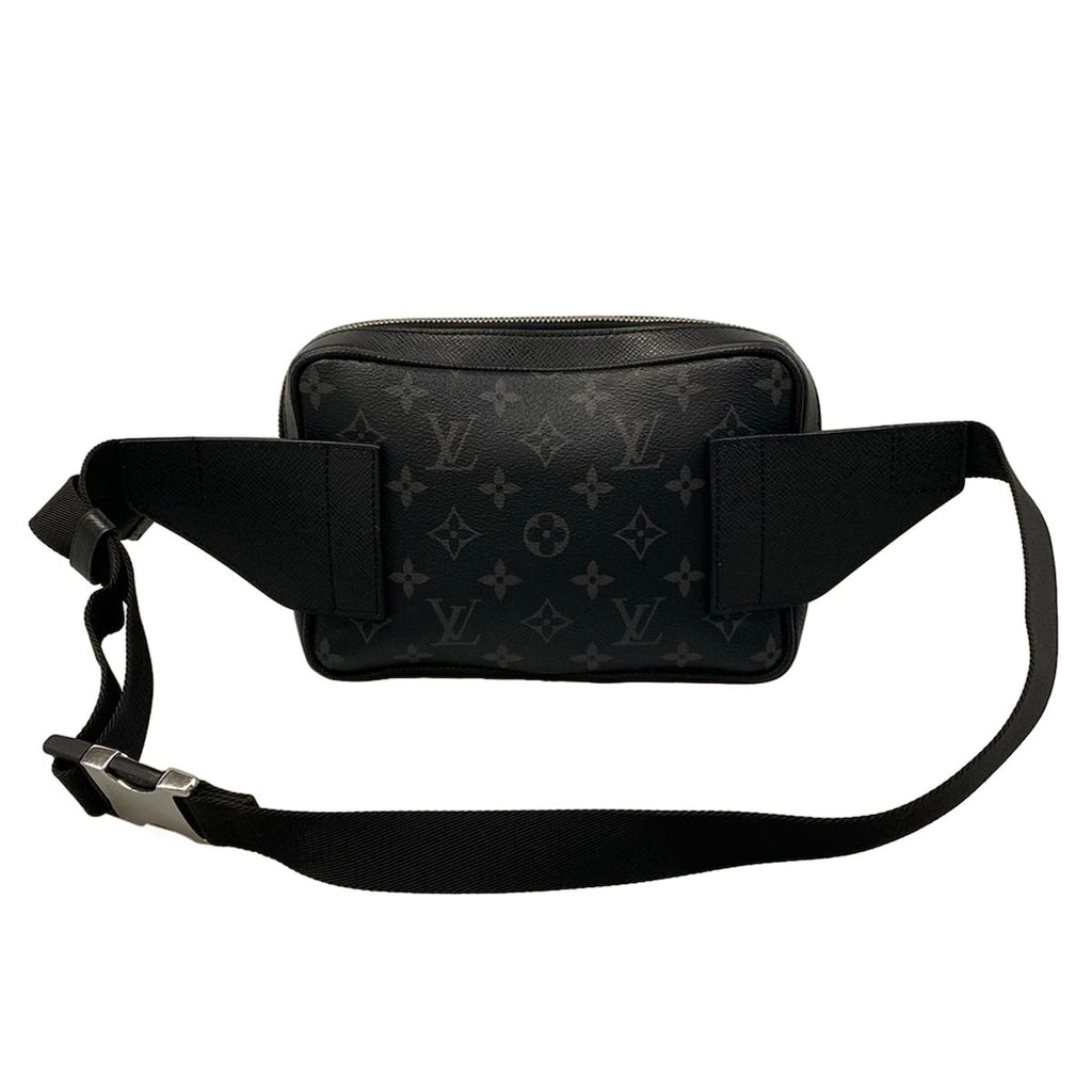 Louis Vuitton Waist Pouch Taigarama Bum Bag Outdoor Noir Leather Cowhide — view 3