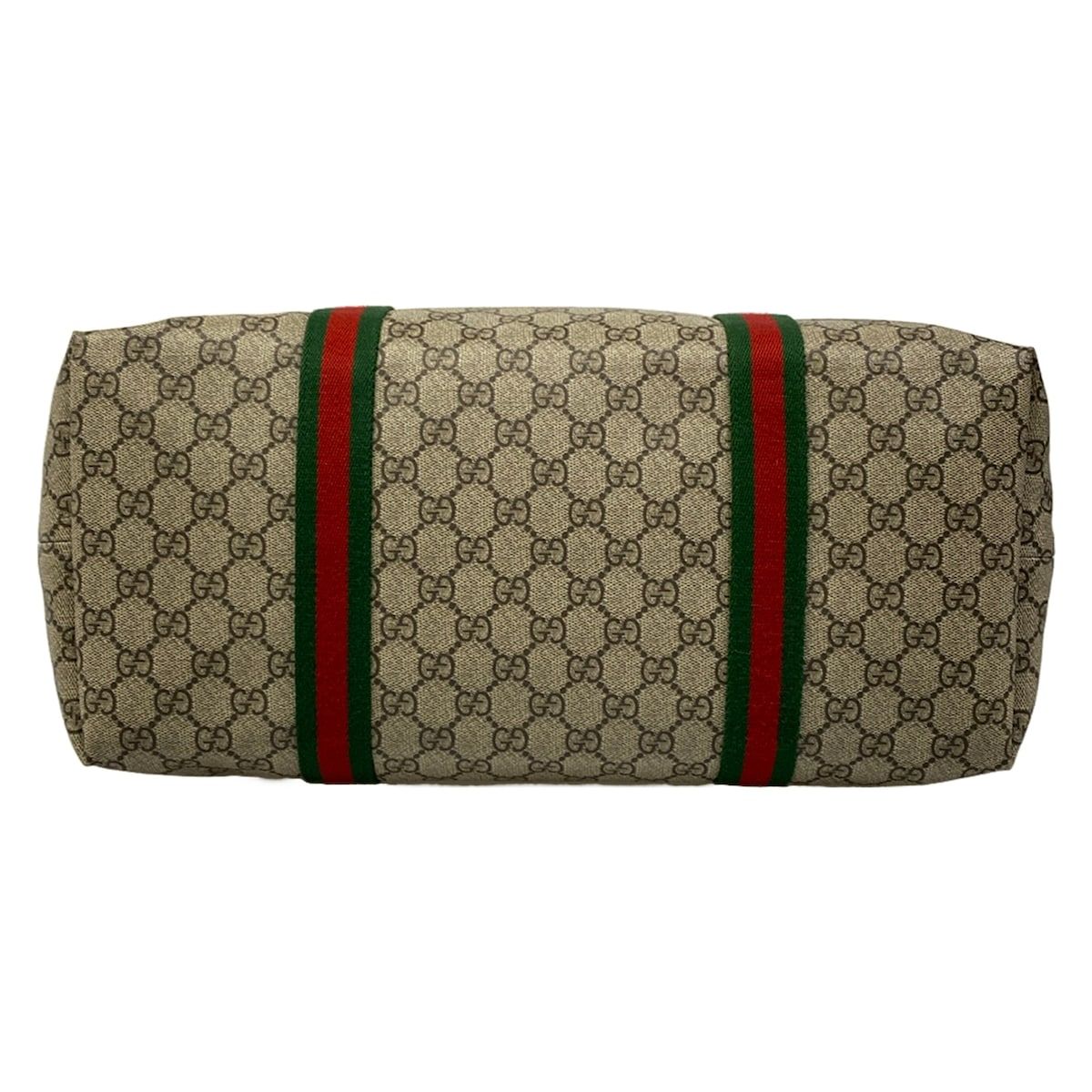 Gucci Tote Bag GG Tender Medium Gray Dark Brown Multi — view 5