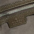 Gucci Tote Bag GG Tender Medium Gray Dark Brown Multi — view 8
