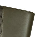 Bottega Veneta Lamb Croco Leather Wallet Bifold Khaki — view 6