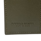 Bottega Veneta Lamb Croco Leather Wallet Bifold Khaki — view 5