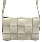 Bottega Veneta Shoulder Bag Cassette White Leather — view 3