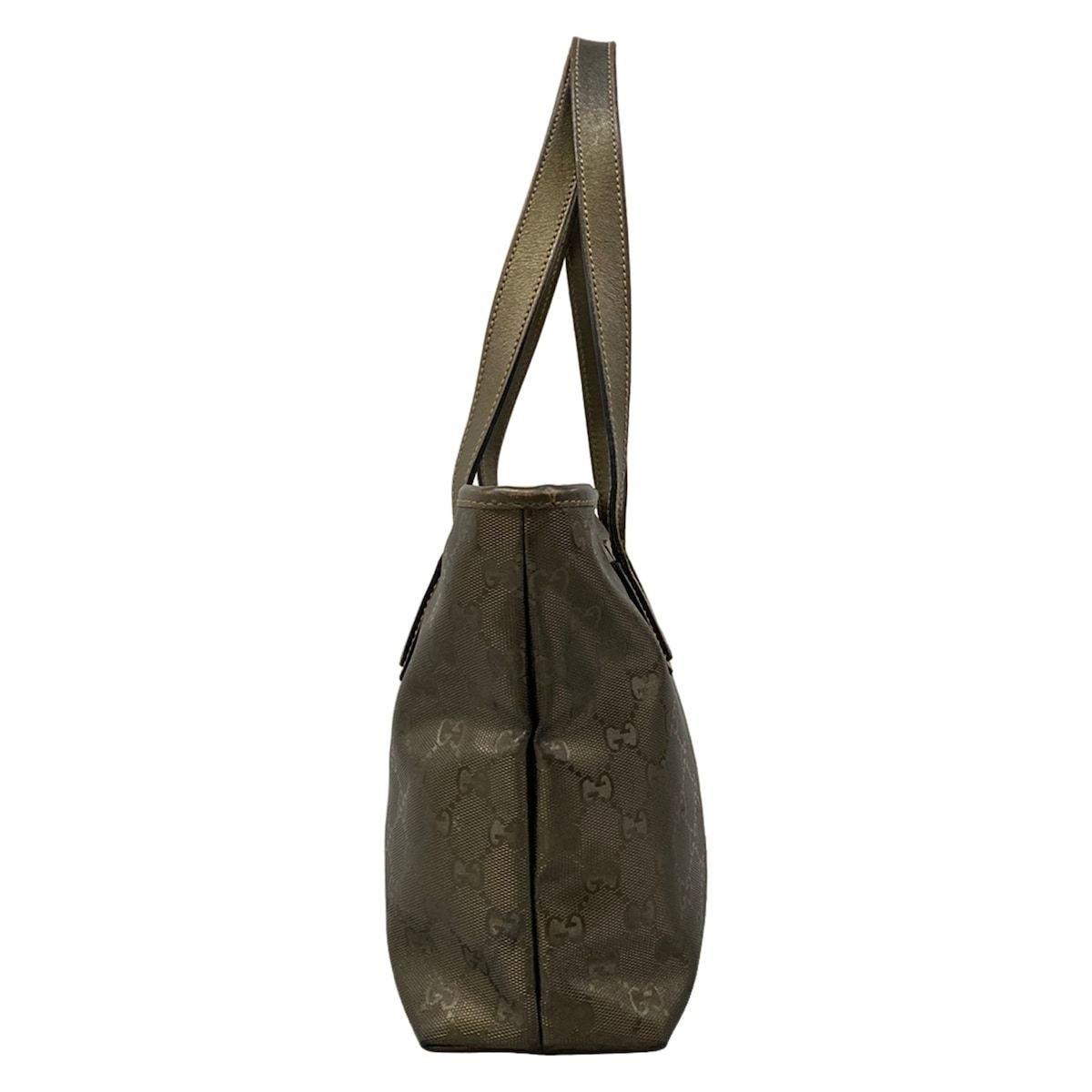 Gucci Shoulder Bag Imprime Khaki Leather — view 2