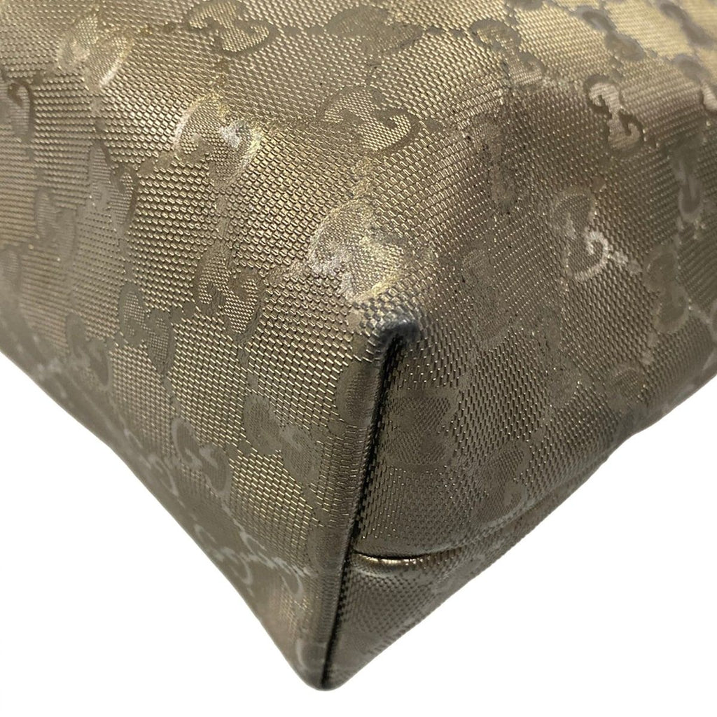 Gucci Shoulder Bag Imprime Khaki Leather — view 6