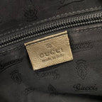 Gucci Shoulder Bag Imprime Khaki Leather — view 8