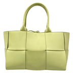 Bottega Veneta Tote Bag the Arco Light Green Leather