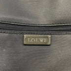 Loewe Handbag Anagram Pattern Black Leather — view 8