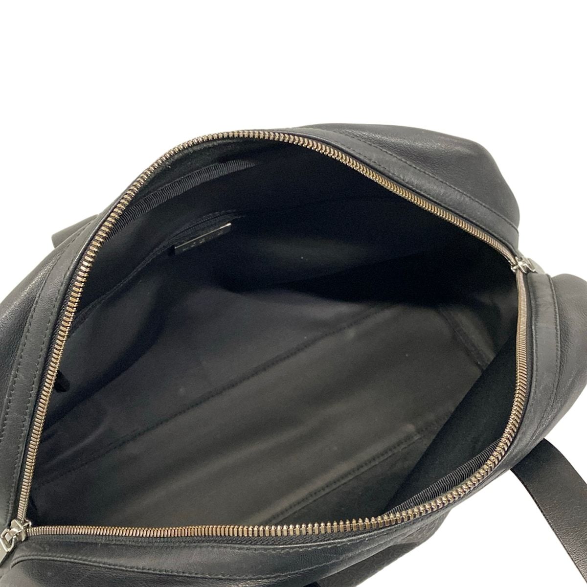 Loewe Handbag Anagram Pattern Black Leather — view 7