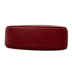 Dior Shoulder Bag Red Light Gray Leather — view 5