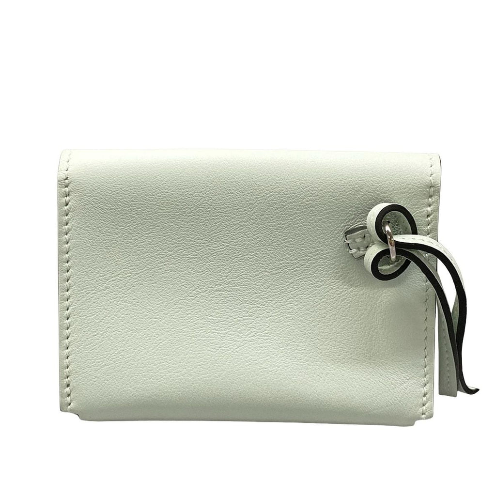 Hermes Business Card Case Nap Vert Peppermint Strap Removable — view 2