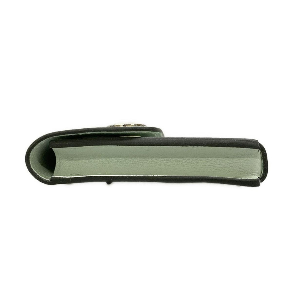 Hermes Business Card Case Nap Vert Peppermint Strap Removable — view 7