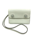 Hermes Business Card Case Nap Vert Peppermint Strap Removable