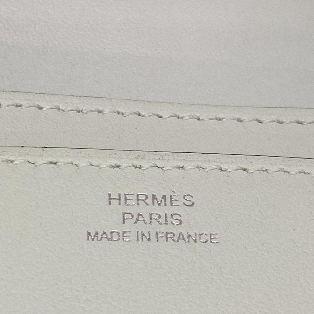 Hermes Business Card Case Nap Vert Peppermint Strap Removable — view 4