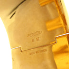 Hermes Bangle Clic Clac TGM Gold Dark Brown Bracelet — view 4