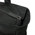 Prada Tessuto Montagn Montaigne Hand Tote Bag Nylon Saffiano Leather Black — view 7