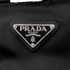 Prada Tessuto Montagn Montaigne Hand Tote Bag Nylon Saffiano Leather Black — view 6