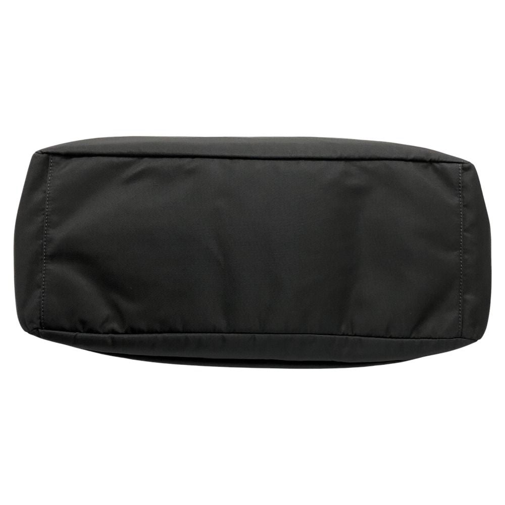 Prada Tessuto Montagn Montaigne Hand Tote Bag Nylon Saffiano Leather Black — view 3