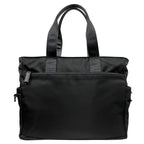Prada Tessuto Montagn Montaigne Hand Tote Bag Nylon Saffiano Leather Black — view 2
