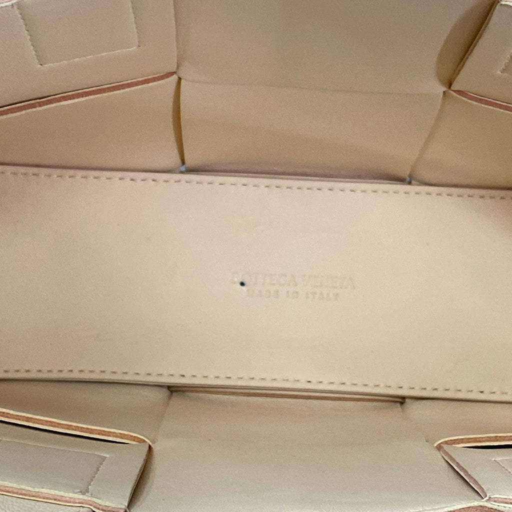Bottega Veneta Tote Bag Mini the Arco Pink Beige Leather — view 7