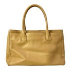 Chanel Tote Bag Executive Line Beige Gold Leather — view 3